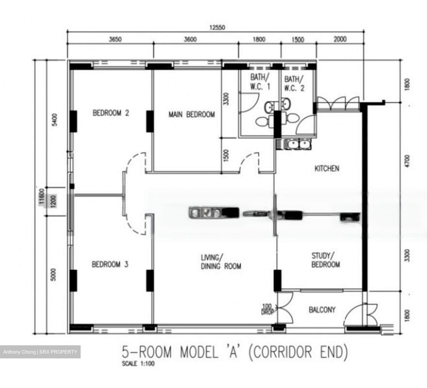 Blk 233 Pasir Ris Drive 4 (Pasir Ris), HDB 5 Rooms #483089101